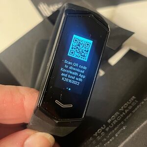 Kore 2.0 Black Fitness Tracker Preowned